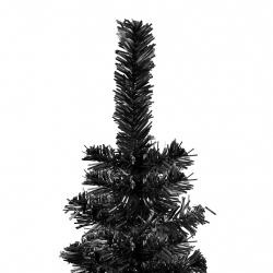 Smukła choinka, czarna, 210 cm
