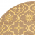 Luksusowa osłona pod choinkę ze skarpetą, żółta, 122 cm