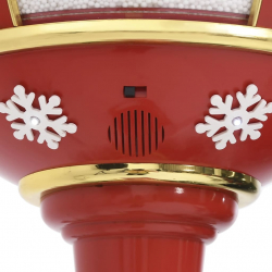 Świąteczna latarnia z Mikołajem, 175 cm, LED