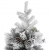 Choinka flokowana śniegiem z szyszkami, 225 cm, PVC i PE