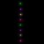 Sznur lampek LED, 400 kolorowych, pastelowych diod, 40 m, PVC
