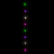 Sznur lampek LED, 600 kolorowych, pastelowych diod, 60 m, PVC