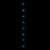 Sznur lampek LED, 2000 niebieskich diod, 200 m, PVC