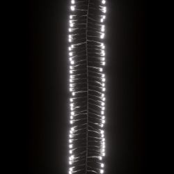 Sznur lampek LED, 400 diod w kolorze zimnej bieli, 7,4 m, PVC