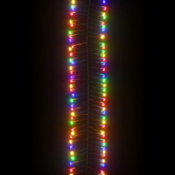 Sznur lampek LED, 400 kolorowych diod, 7,4 m, PVC