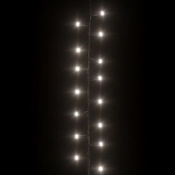 Sznur LED, 400 diod, gęsto rozmieszczone, zimna biel, 13 m