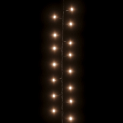 Lampki LED, 2000 diod, gęsto umieszczone, ciepła biel 45 m PVC
