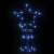 Choinka stożkowa, 108 niebieskich diod LED, 70x180 cm