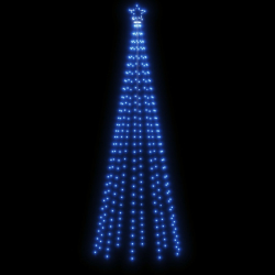 Choinka z kołkiem gruntowym, 310 niebieskich LED, 300 cm