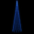 Choinka z kołkiem gruntowym, 1134 niebieskie LED, 800 cm