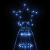 Choinka z kołkiem gruntowym, 1134 niebieskie LED, 800 cm