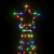 Choinka z kołkiem gruntowym, 108 kolorowych LED, 180 cm