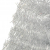 Sztuczna choinka połówka ze stojakiem, srebrna, 240 cm, PVC