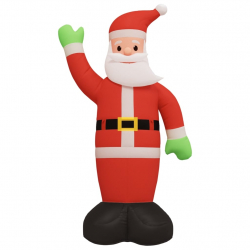 Dmuchany Święty Mikołaj z oświetleniem LED, 370 cm