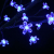 Drzewko świecące na niebiesko, 1200 LED, kwiat wiśni, 400 cm