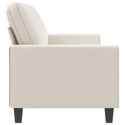 Sofa 3-osobowa, beżowy, 210 cm, tapicerowana mikrofibrą