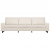 Sofa 3-osobowa, beżowy, 210 cm, tapicerowana mikrofibrą