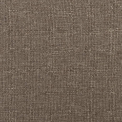 Podnóżek, taupe, 60x50x41 cm, tapicerowany tkaniną