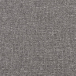 Ławka, jasnoszara, 100x35x41 cm, tapicerowana tkaniną