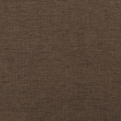 Ławka, ciemnobrązowa, 100x35x41 cm, tapicerowana tkaniną