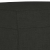 Ławka, czarna, 100x35x41 cm, tapicerowana tkaniną