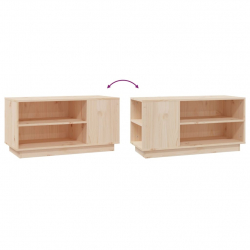 Szafka pod telewizor, 80x35x40,5 cm, lite drewno sosnowe