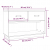 Szafka pod TV, czarna, 90x40x60 cm, lite drewno sosnowe