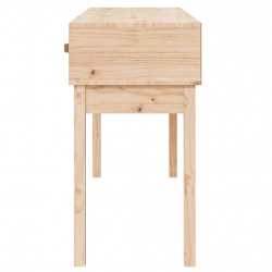 Stolik konsolowy, 114x40x75 cm, lite drewno sosnowe