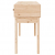 Stolik konsolowy, 114x40x75 cm, lite drewno sosnowe