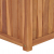 Podwyższona donica 40x40x40 cm, lite drewno tekowe