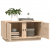 Stolik kawowy, 80x50x40 cm, lite drewno sosnowe