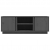 Szafka pod telewizor, szara, 110x35x40,5cm, lite drewno sosnowe