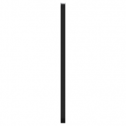 Lustro ścienne, czarne, 40x80 cm, prostokątne