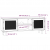Stolik pod TV, czarny, 105x30x40 cm, drewno sosnowe i rattan