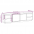 Szafka pod telewizor, 176x37x47,5 cm, lite drewno sosnowe