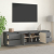 Szafka pod telewizor, szara 176x37x47,5 cm, lite drewno sosnowe