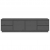 Szafka pod telewizor, szara 176x37x47,5 cm, lite drewno sosnowe