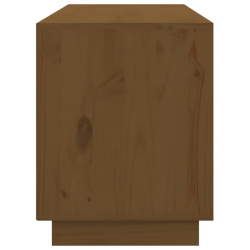 Szafka pod TV, miodowy brąz, 176x37x47,5cm, lite drewno sosnowe