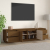 Szafka pod TV, miodowy brąz, 176x37x47,5cm, lite drewno sosnowe