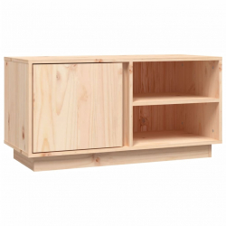 Szafka pod telewizor, 80x35x40,5 cm, lite drewno sosnowe