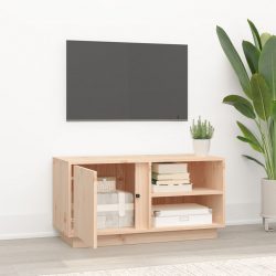 Szafka pod telewizor, 80x35x40,5 cm, lite drewno sosnowe