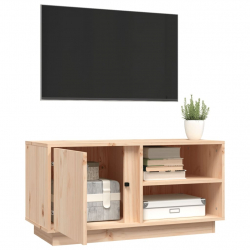 Szafka pod telewizor, 80x35x40,5 cm, lite drewno sosnowe