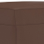 Ławka, brązowa, 70x35x41 cm, tapicerowana sztuczną skórą