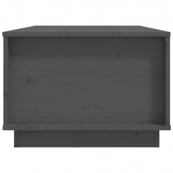 Stolik kawowy, szary, 100x50x35 cm, lite drewno sosnowe