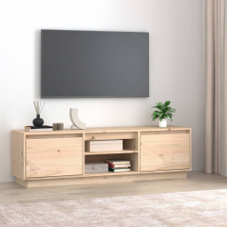 Szafka pod telewizor, 140x35x40 cm, lite drewno sosnowe