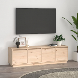 Szafka pod telewizor, 156x37x45 cm, lite drewno sosnowe