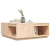Stolik kawowy, 100x101x40,5 cm, lite drewno sosnowe