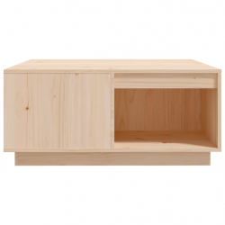 Stolik kawowy, 80x81x36,5 cm, lite drewno sosnowe