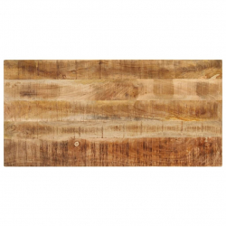 Stolik barowy, 112x55x108, lite drewno mango