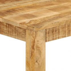 Stolik barowy, 112x55x108, lite drewno mango